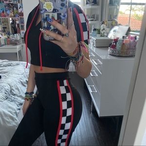 Fashion Nova Racer Two piece set